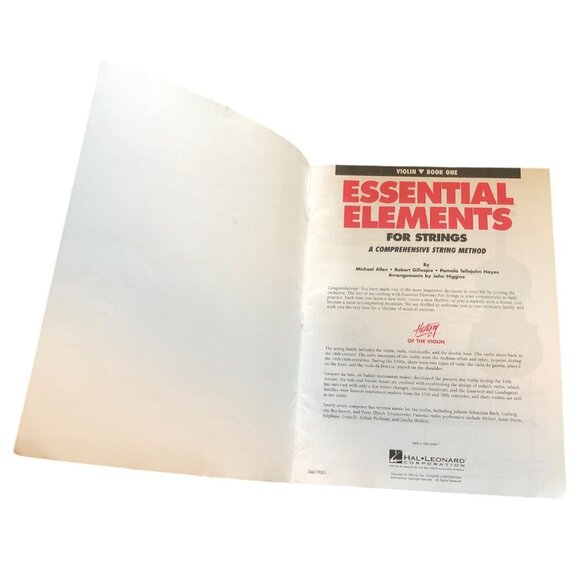 Essential Elements Violin Book One By Michael Allen Robert Gillespie Pamela Tell - Picture 3 of 6